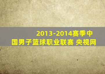 2013-2014赛季中国男子篮球职业联赛 央视网